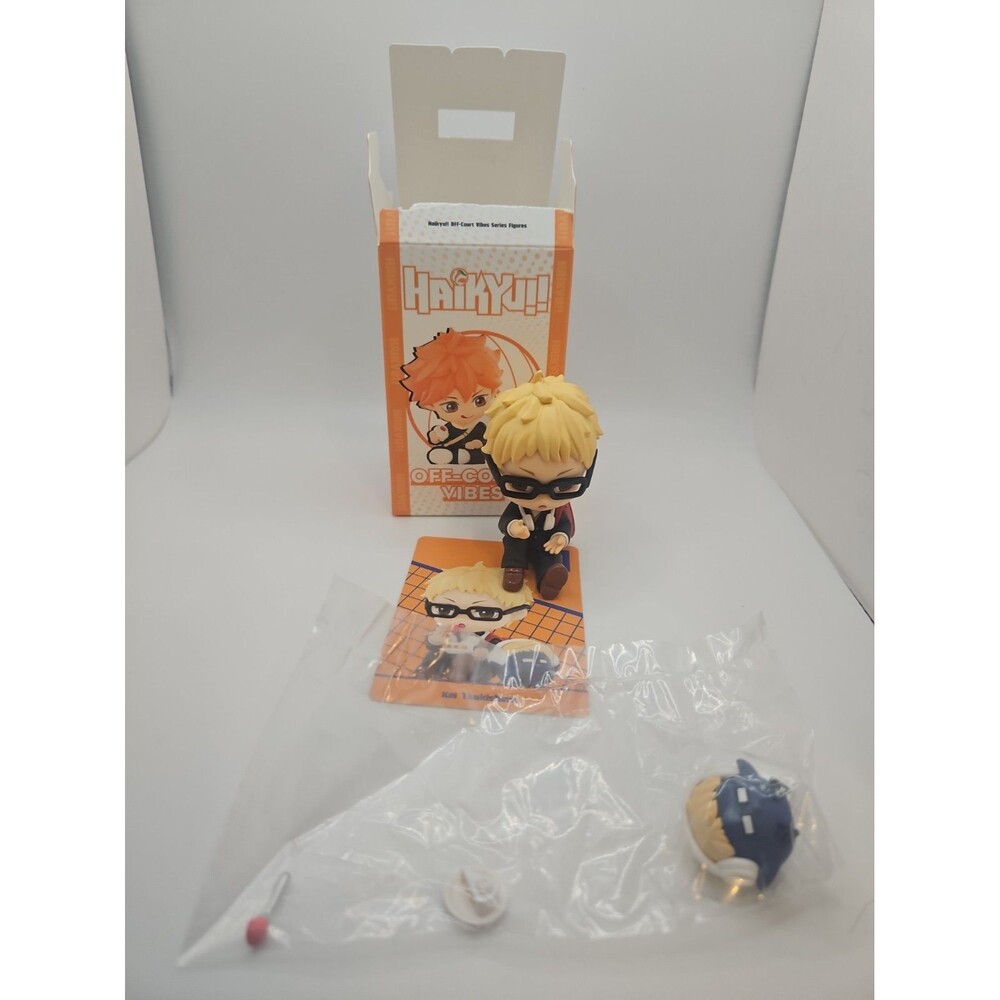 Authentic Pop Mart Haikyu!! OFF-COURT VIBES Blind Box Kei Tsukishima